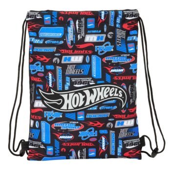 Hot Wheels Saco Plano Junior Multicolor SAFTA | Ideal para el Cole