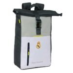 Mochila Solapa Real Madrid Equip. 25/26 para Portátil 15,6'' BLANCO