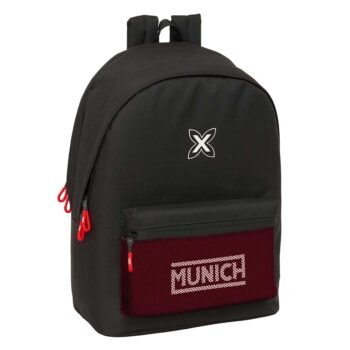 Munich Vulcan Mochila Doble para Portátil 15,6" + USB Negro