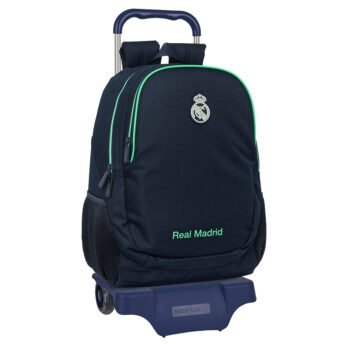 Real Madrid 2ª Equipacion 25/26 Mochila con Carro Extraíble Azul
