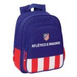Mochila Escolar Atco. Madrid LaLiga Adaptable a Carro Roja/Azul SAFTA