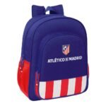 Mochila Atco. Madrid Junior LaLiga Roja Azul Adapt. Carro Oficial SAFTA