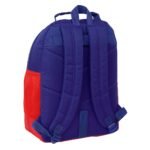 Mochila Doble Atlético Madrid LaLiga Rojo/Azul Adapt. Carro SAFTA