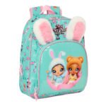 Nanana "Bunny" Mochila Infantil Adaptable Carro SAFTA - Turquesa/Rosa