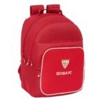 Mochila Doble SAFTA Sevilla Fc Oficial LaLiga ROJA Adaptable a Carro