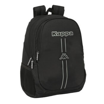 Kappa Dark Mochila Escolar Adaptable Carro Negra - Poliéster