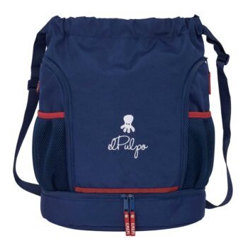 Saco Mochila El Pulpo Oficial SAFTA Azul Marino | Para Deporte y Aventura