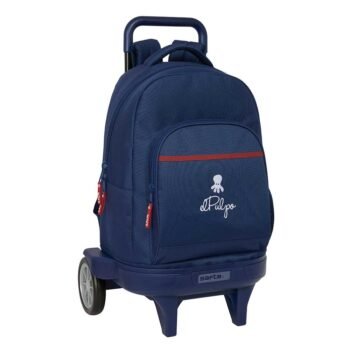 El Pulpo Mochila con Ruedas Lavable Extensible Evolutiva Azul