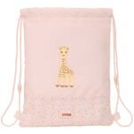 Sophie La Girafe Joy Saco Plano Junior Reciclado Repelente Agua Salmón Pastel