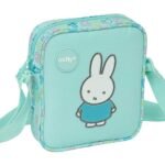 Miffy Friends Bolsito Bandolera Reciclado Repelente Agua Azul y Pastel