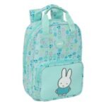 Miffy Friends Mochila Infantil Reciclada Repelente Agua AZUL/PASTEL SAFTA