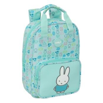 Miffy Friends Mochila Infantil Reciclada Repelente Agua AZUL/PASTEL SAFTA