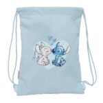 Saco Plano Junior Stitch Lilo & Stitch Disney Azul Claro