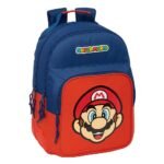 Super Mario "Mamma Mia" Mochila Doble Adapt. Carro Rojo - SAFTA Oficial