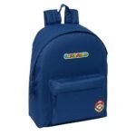 Mochila Super Mario "Mamma Mia" Infantil Roja/Azul - SAFTA Ergonómica