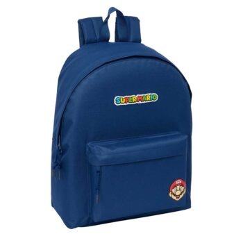 Mochila Super Mario "Mamma Mia" Infantil Roja/Azul - SAFTA Ergonómica