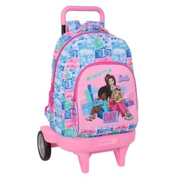 Barbie Mochila Grande con Ruedas Compacta Evolutiva Extraíble Multicolor