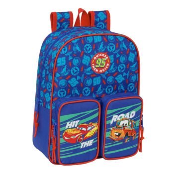 Cars Mochila Infantil Adaptable Carro Multicolor Oficial SAFTA
