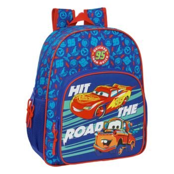 Mochila Junior SAFTA Cars Adaptable Carro Multicolor Oficial