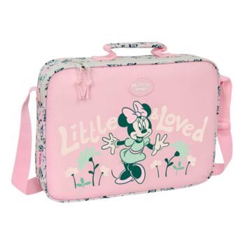 Cartera Extraescolar Disney Minnie Mouse Minty Rosa Floral