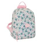 Mini Mochila Infantil Disney Minnie "Minty" Rosa Floral - SAFTA