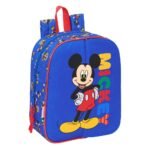 Disney Mickey "Today" Mochila Guardería Adaptable Carro Azul