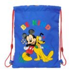 Disney Mickey 'Today' Saco Plano Junior Azul | SAFTA Escolar