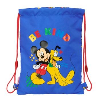 Disney Mickey 'Today' Saco Plano Junior Azul | SAFTA Escolar