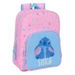 Lilo & Stitch Bright Mochila Infantil Adaptable Carro Rosa