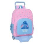 Disney Lilo & Stitch Stitch "Bright" Mochila con Carro Rosa Claro