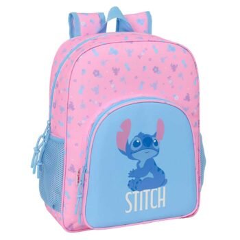 Disney Lilo & Stitch Mochila Junior Bright Adaptable Carro Rosa Claro
