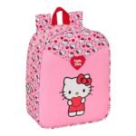 Hello Kitty Mochila Guardería Rosa Adaptable a Carro SAFTA Oficial