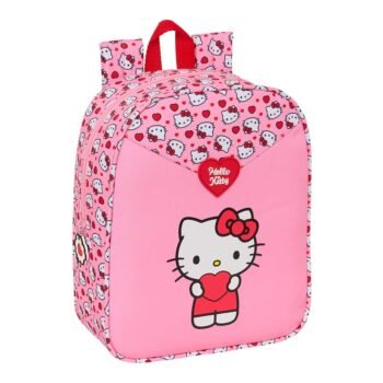 Hello Kitty Mochila Guardería Rosa Adaptable a Carro SAFTA Oficial