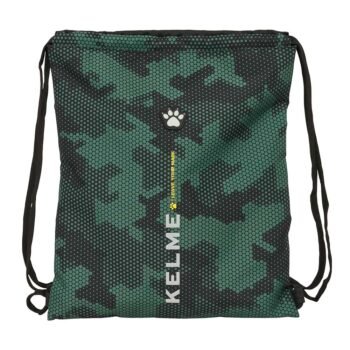 Kelme Camo Saco Plano Infantil Verde y Negro SAFTA Oficial
