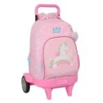 Glowlab Kids Mochila Ruedas Extensible Rosa Claro SAFTA