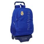 Mochila Carro SAFTA Real Madrid LaLiga AZUL Oficial Extraíble