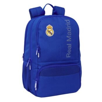 Mochila Pádel Real Madrid LaLiga AZUL Oficial SAFTA para Jóvenes