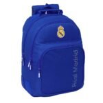 Mochila Real Madrid Doble Adaptable Carro Azul Oficial LaLiga SAFTA