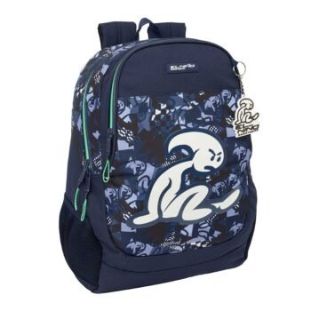 Mochila Adaptable Carro El Niño "Navy" Azul Marino Oficial SAFTA