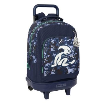 Mochila Escolar El Niño "Navy" Grande C/Ruedas Extraíble Azul Marino