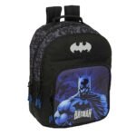 Mochila Doble Adaptable a Carro Batman DC Comics - Negra