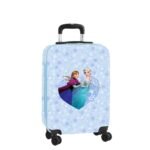 Maleta Trolley Cabina Disney Frozen 20" Ruedas 360° Azul SAFTA