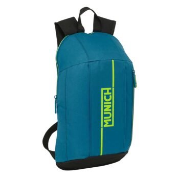 Mini Mochila Infantil Munich Land Negra y Verde - SAFTA Oficial