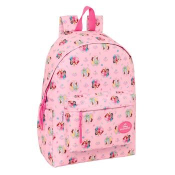 Mochila Portátil 14.1'' Princesas Disney Rosa SAFTA