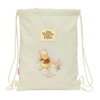 Saco Escolar Winnie The Pooh Plano Junior Verde Pastel