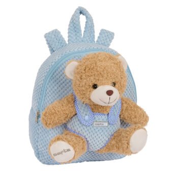 Articulos Safta Mochila Preescolar Safta Azul Pastel con Osito