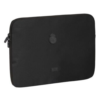 Funda Portátil 15,6'' Real Madrid Premium Negra | Protección Oficial SAFTA