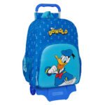 Disney That'S Donald Mochila Infantil Azul SAFTA con Carro
