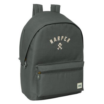 Harper & Neyer Grey Mochila Doble para Portátil 15,6" USB Gris