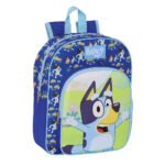 Bluey Mochila Infantil SAFTA Oficial Azul Marino | Para Preescolar